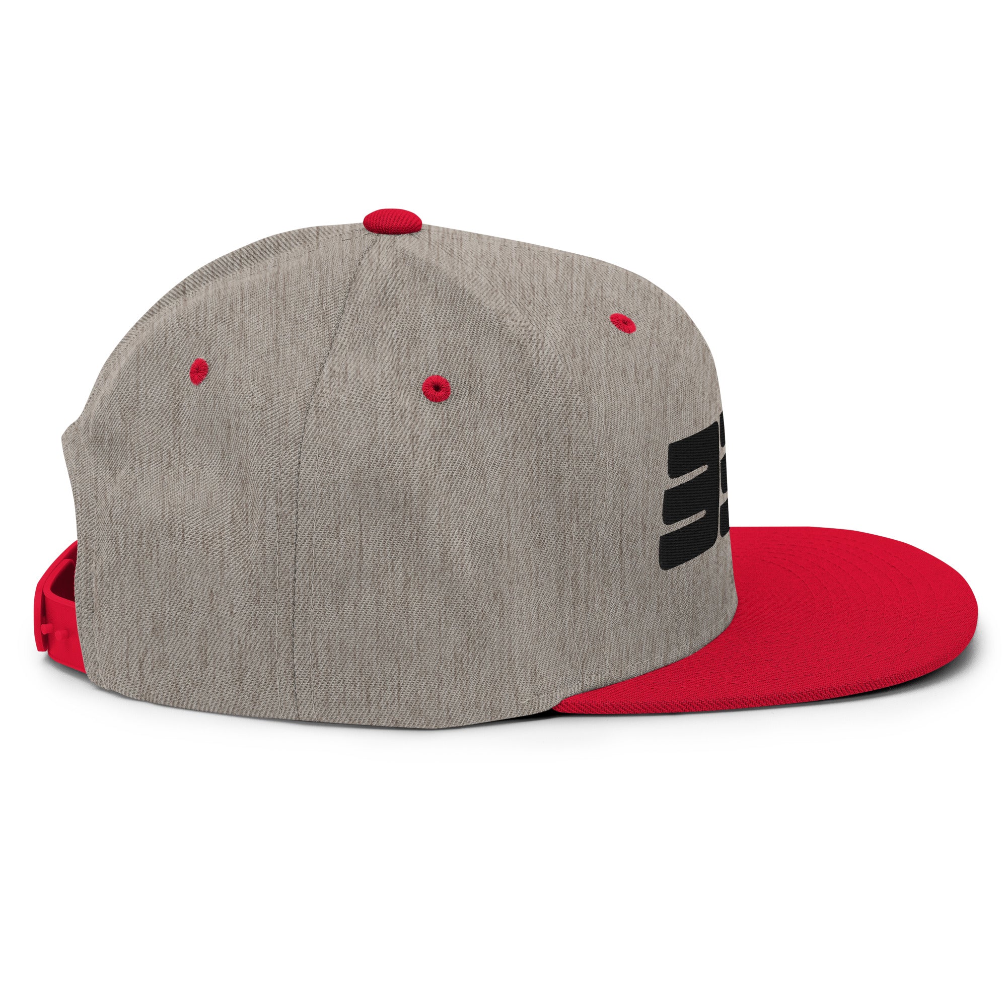 333 3D Snapback Hat | Premium Wool Blend Flat Brim