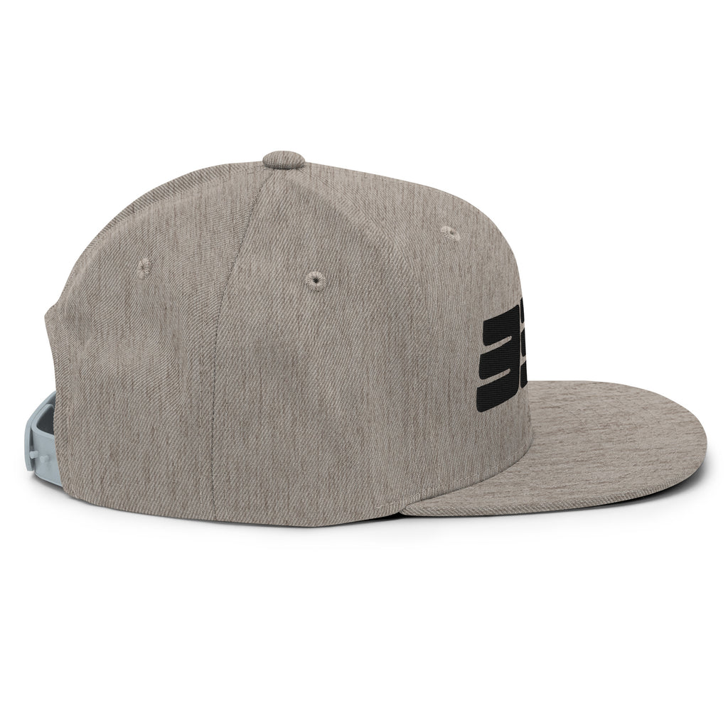 333 3D Snapback Hat | Premium Wool Blend Flat Brim