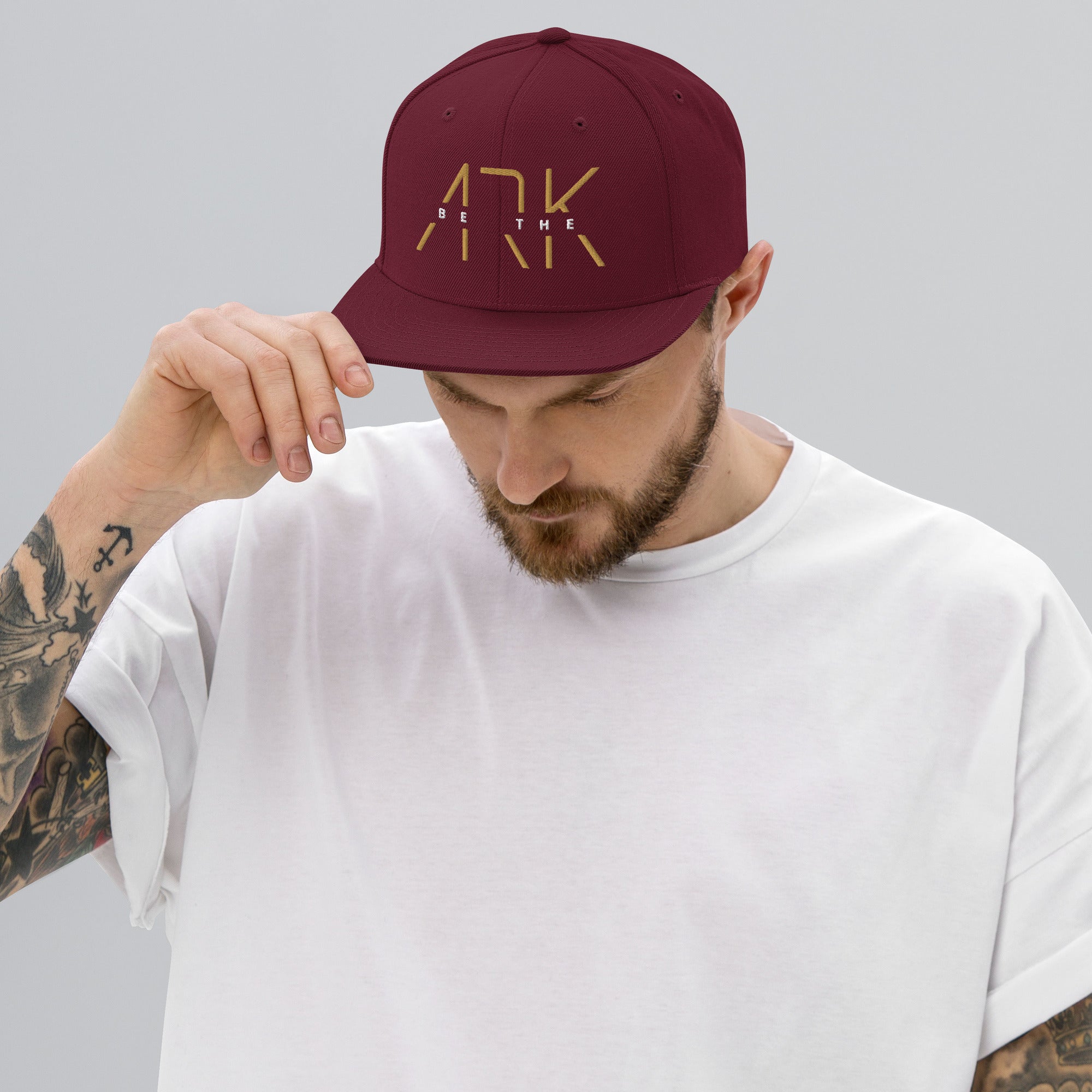 Be The Ark 3D Snapback | Premium Wool Blend Flat Brim