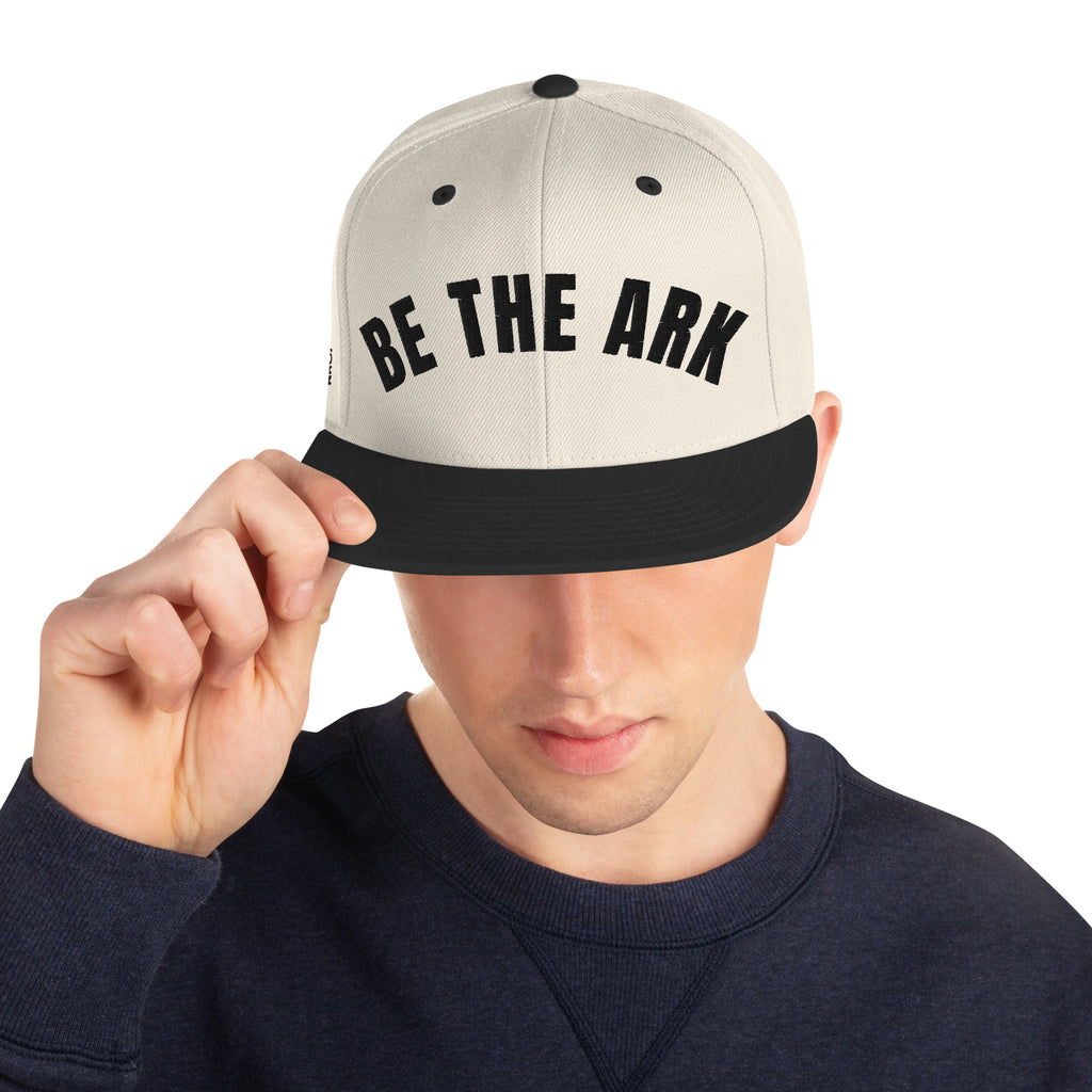 Be The Ark 3D Snapback | Natural/Black Hat with Side Logo