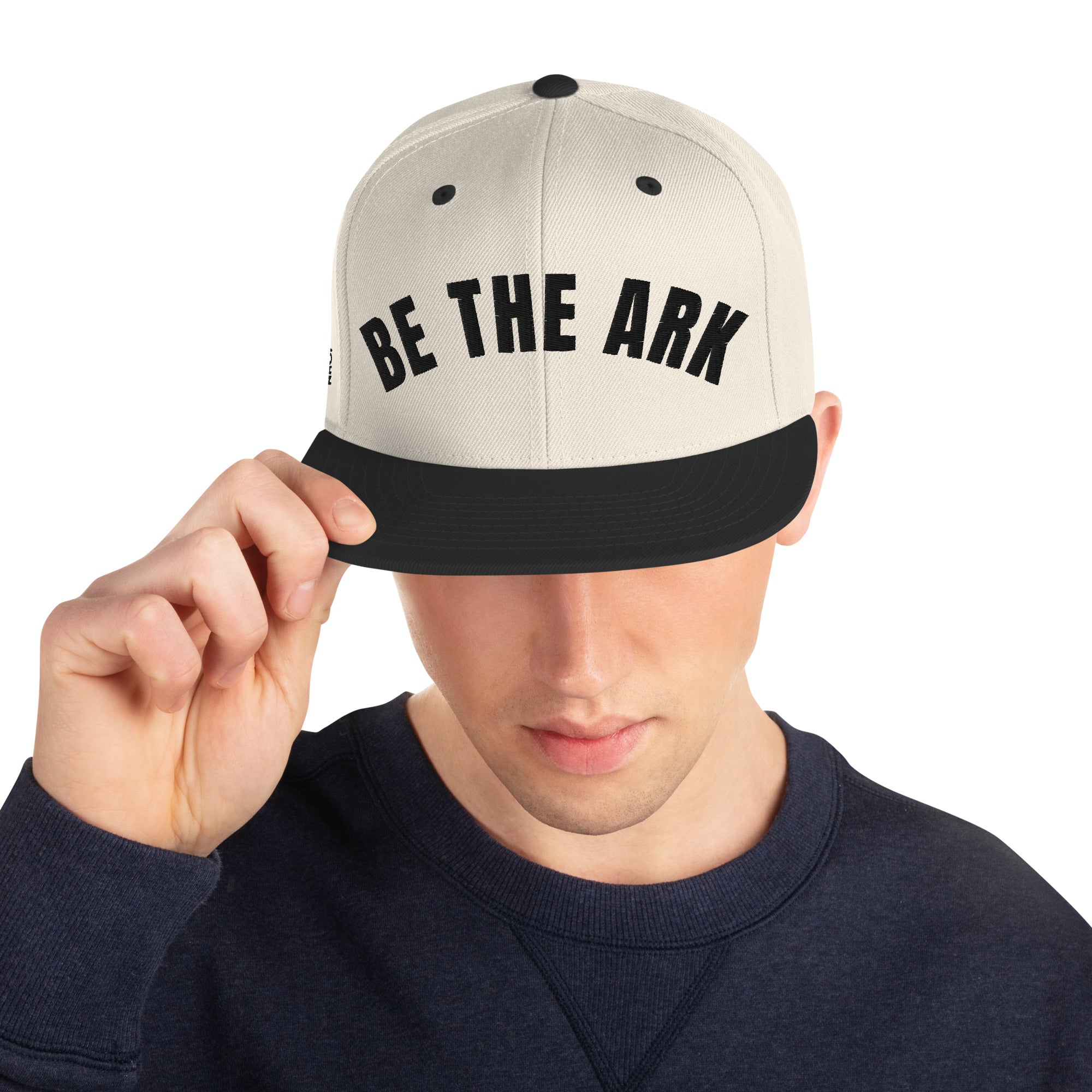 Be The Ark 3D Snapback | Natural/Black Hat with Side Logo
