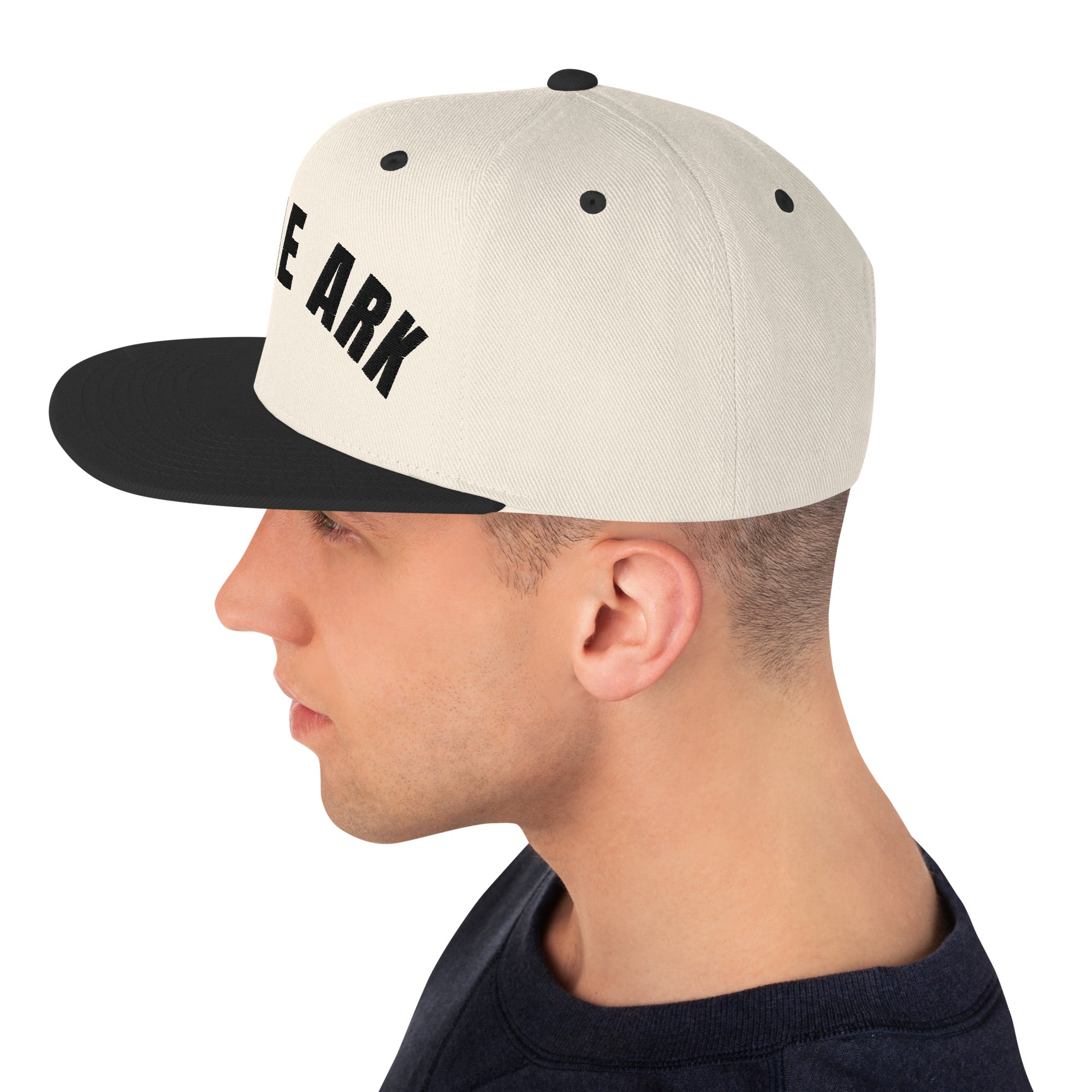 Be The Ark 3D Snapback | Natural/Black Hat with Side Logo