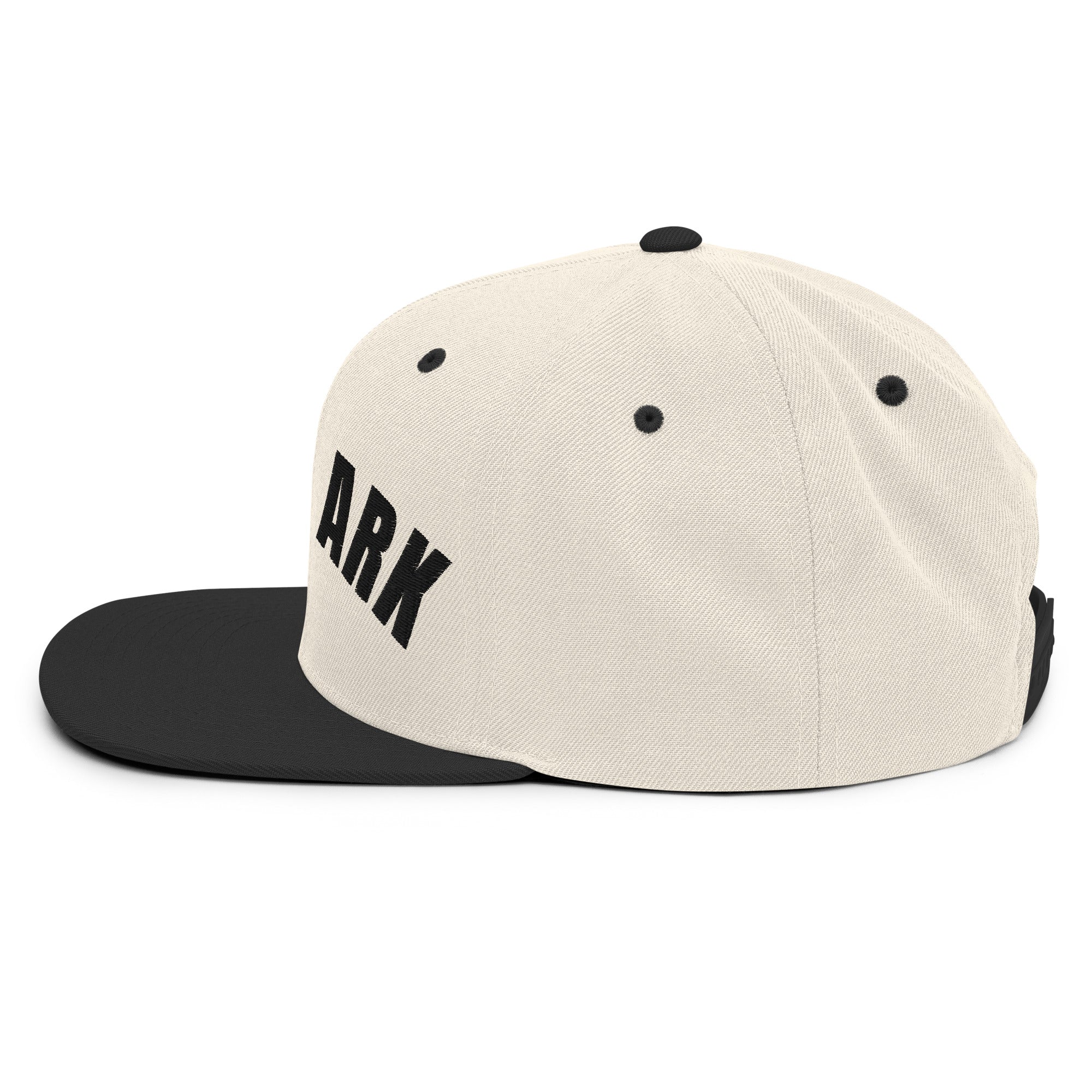 Be The Ark 3D Snapback | Natural/Black Hat with Side Logo