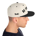 Be The Ark 3D Snapback | Natural/Black Hat with Side Logo