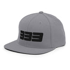 333 3D Snapback Hat | Premium Wool Blend Flat Brim