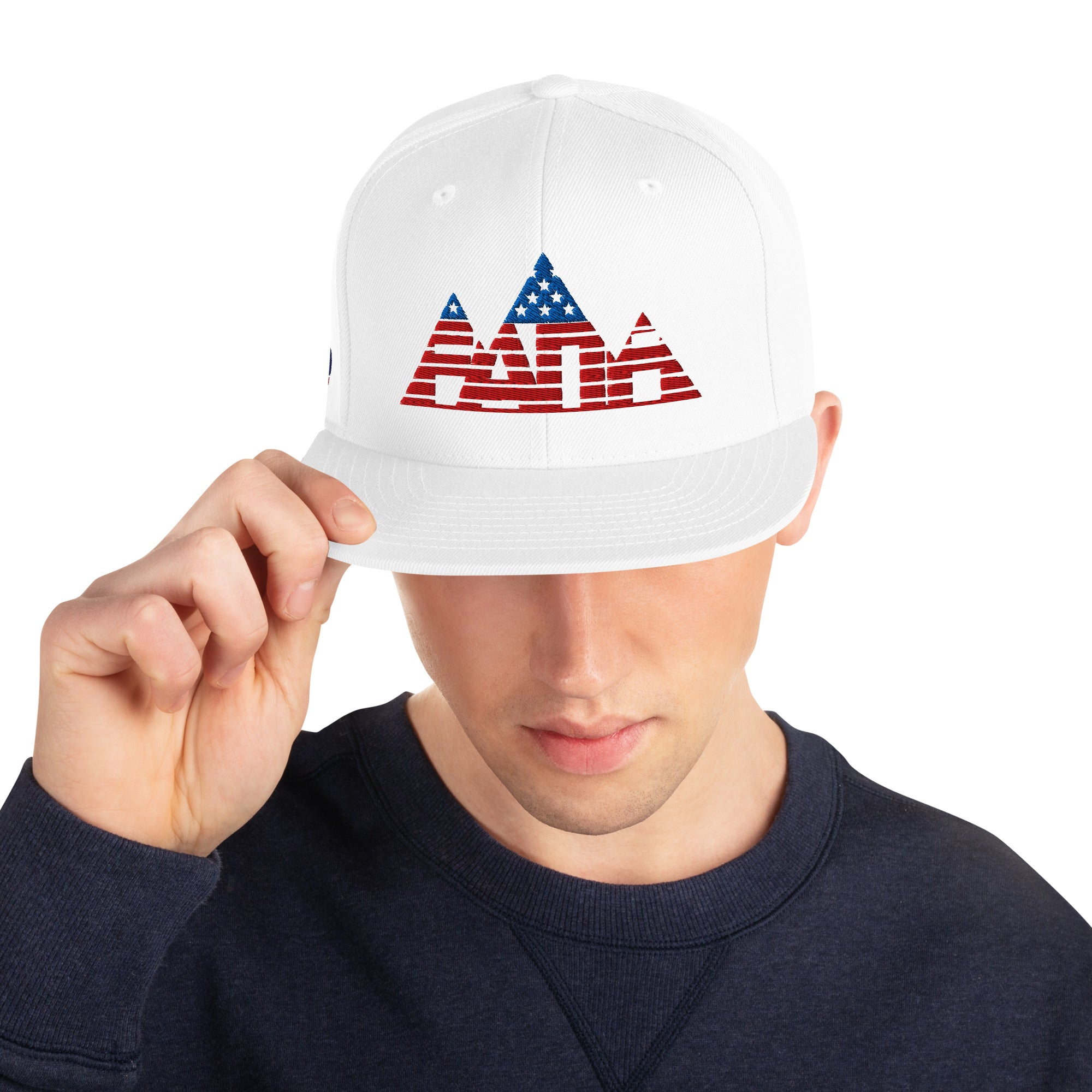 Faith Mountain Classic Snapback | Premium Wool Blend Flat Brim