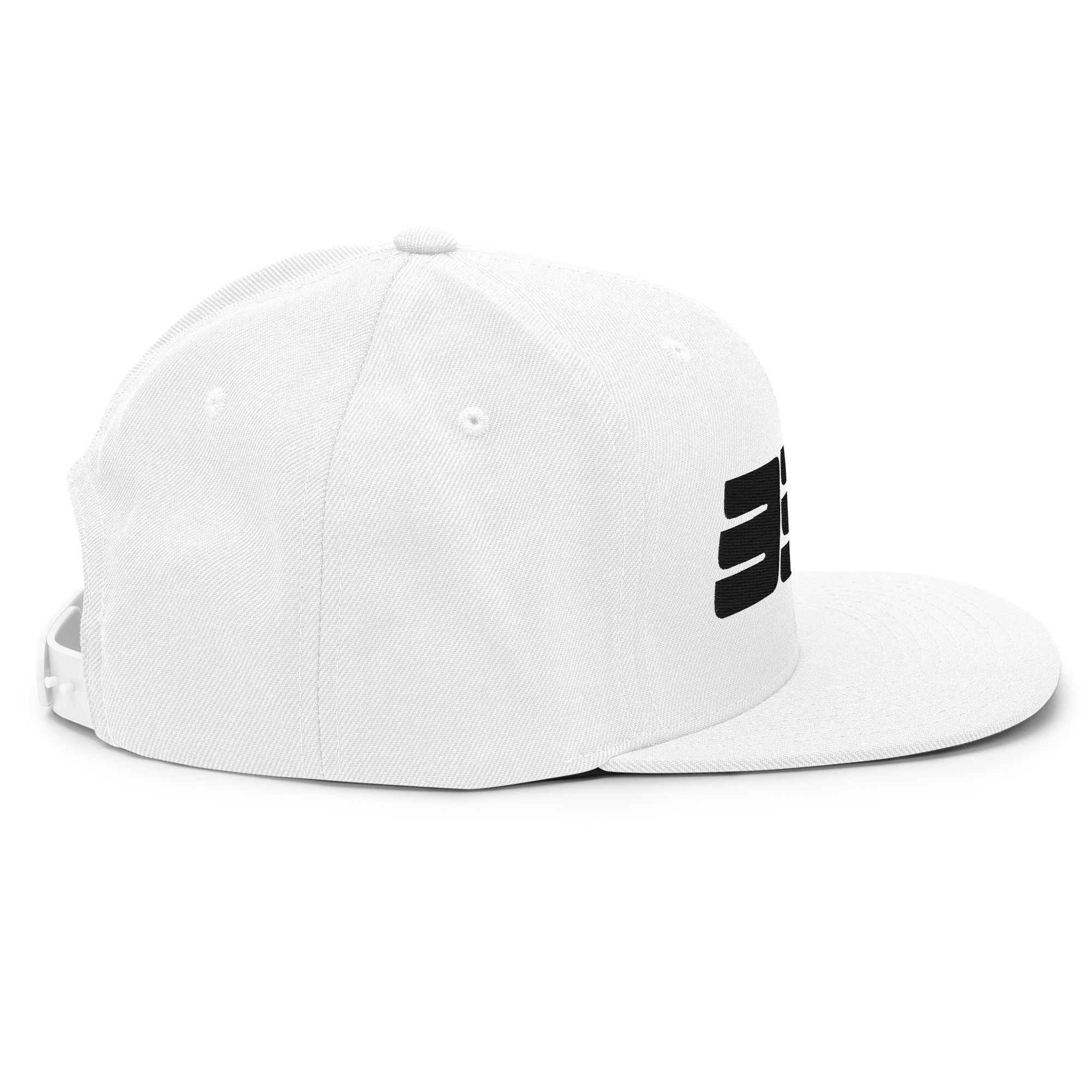 333 3D Snapback Hat | Premium Wool Blend Flat Brim