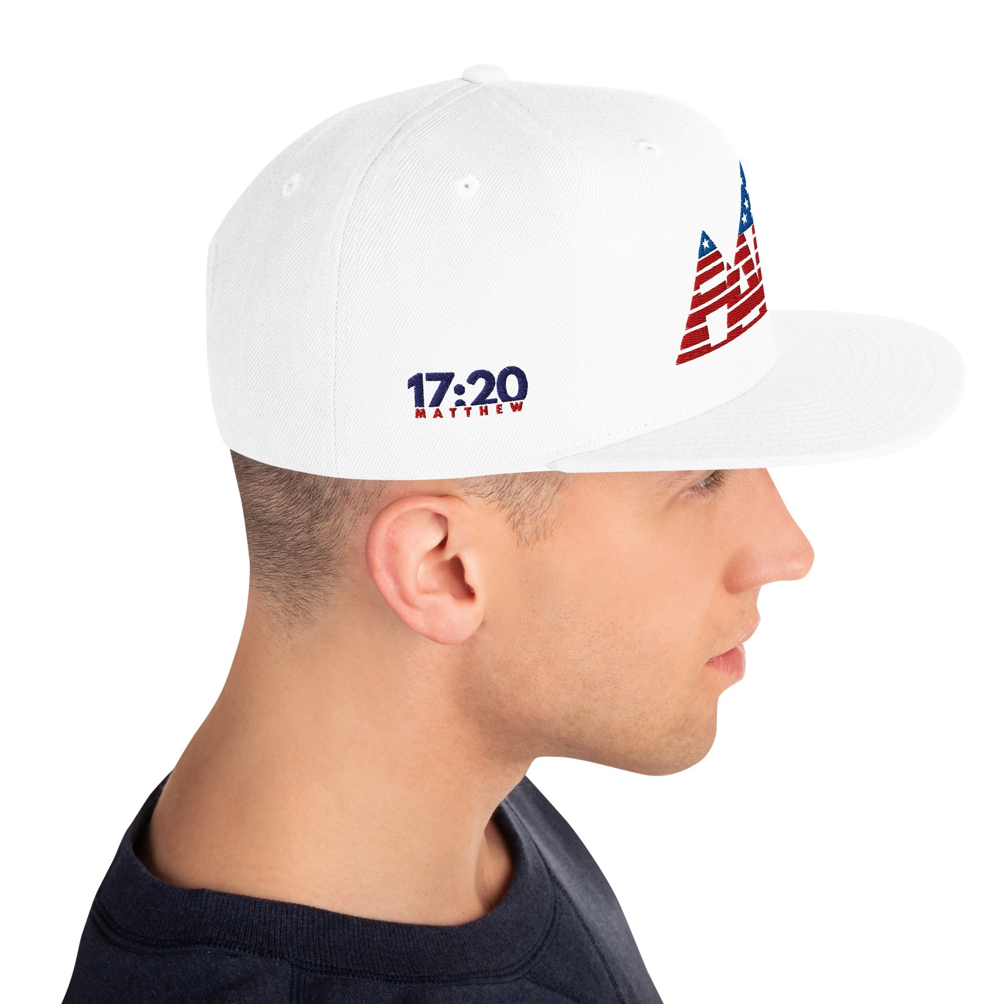 Faith Mountain Classic Snapback | Premium Wool Blend Flat Brim