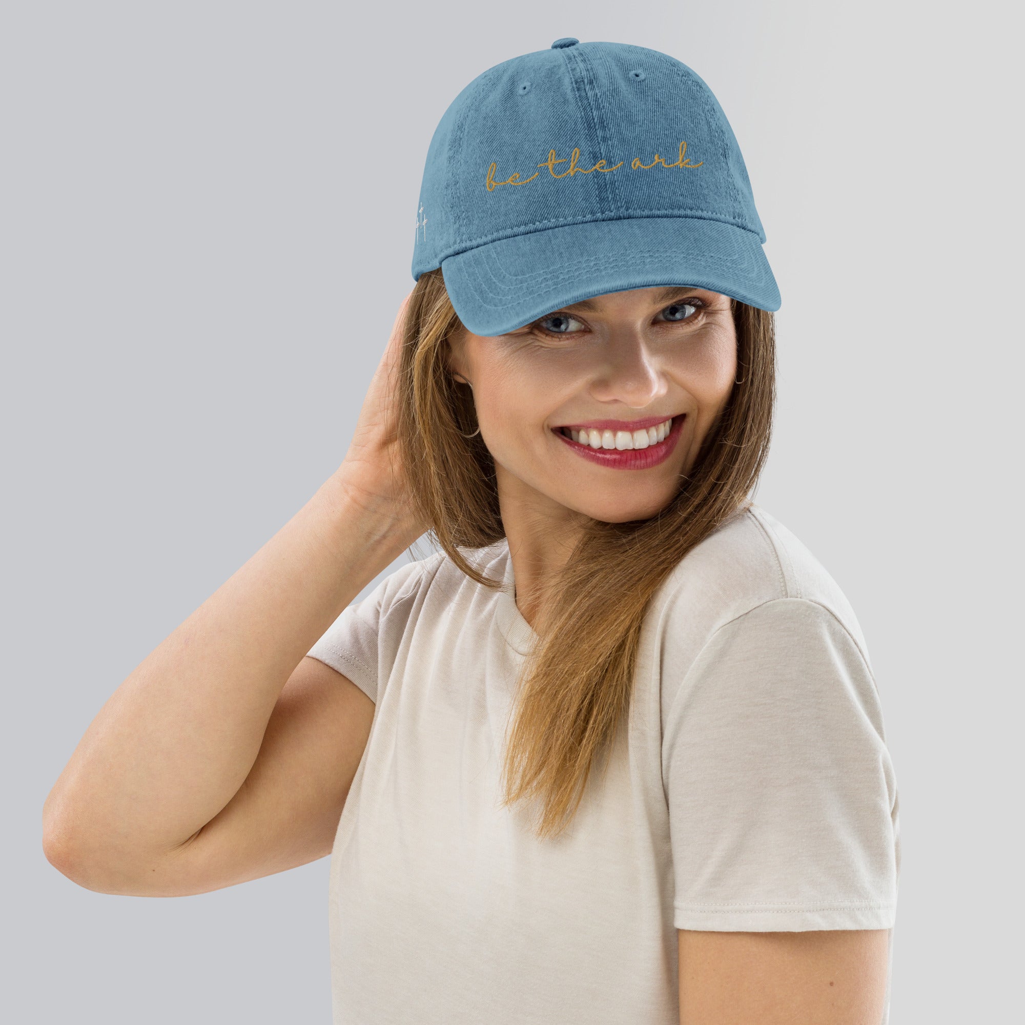 Be The Ark Embroidered Cotton Cap