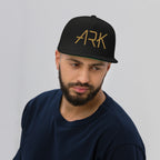 Ark 3D Snapback with Side Embroidery | 5-Panel Cotton Flat Bill