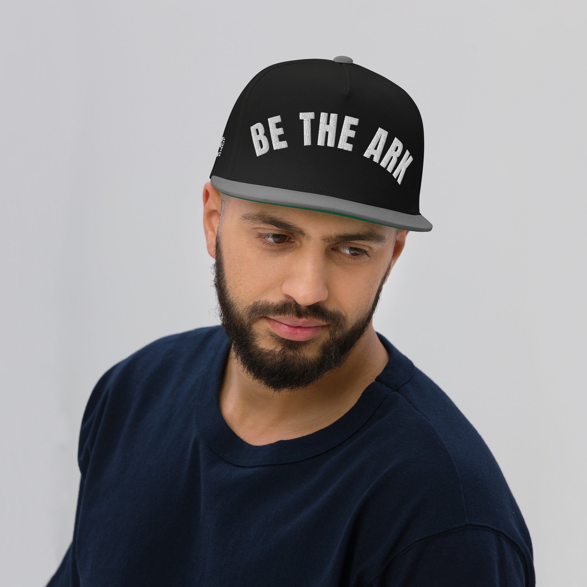 Be The Ark 3D Snapback | Black/Grey 5-Panel with Side Logo