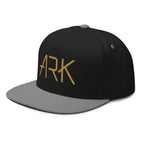 Ark 3D Snapback with Side Embroidery | 5-Panel Cotton Flat Bill