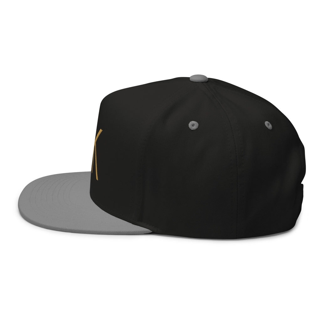 Ark 3D Snapback with Side Embroidery | 5-Panel Cotton Flat Bill