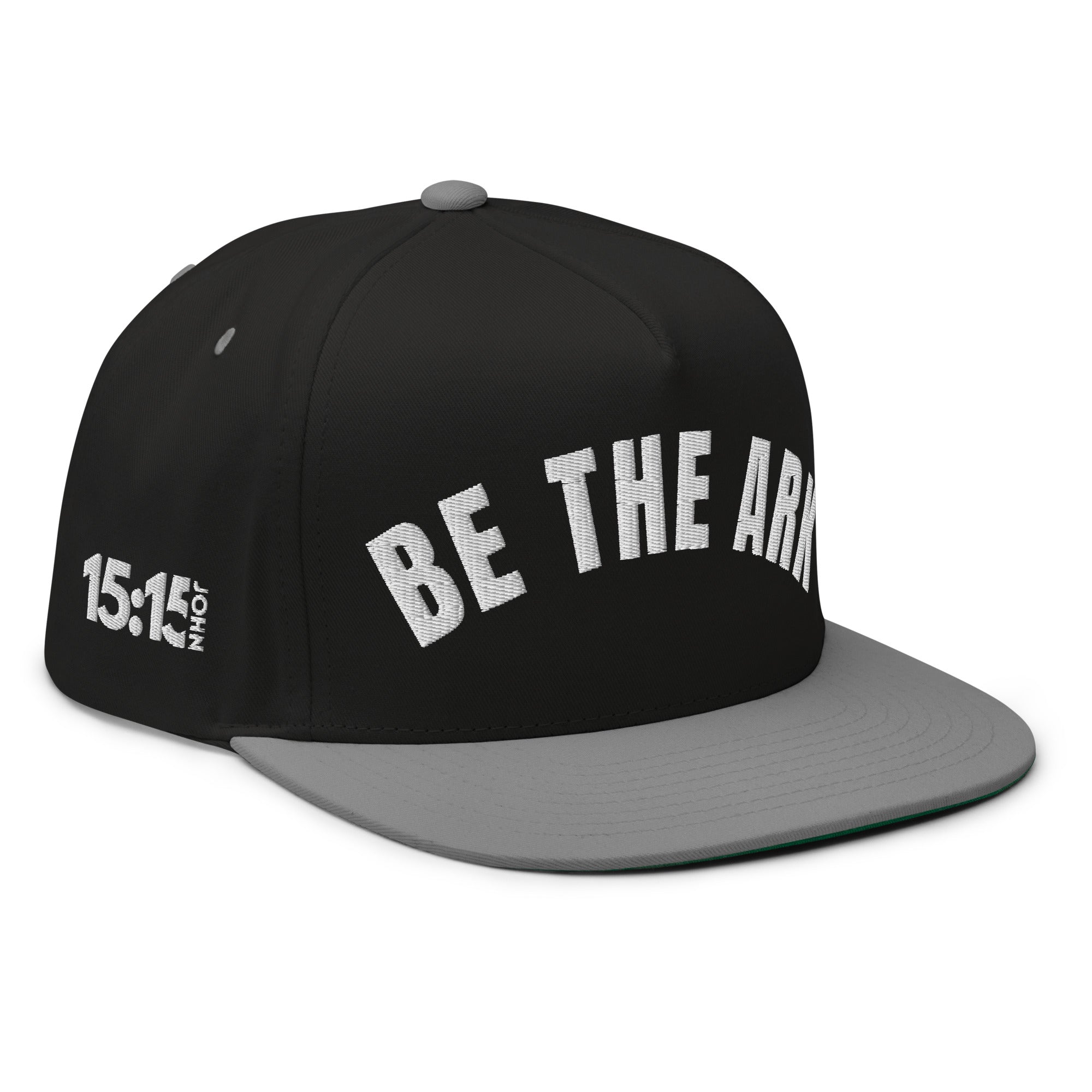 Be The Ark 3D Snapback | Black/Grey 5-Panel with Side Logo