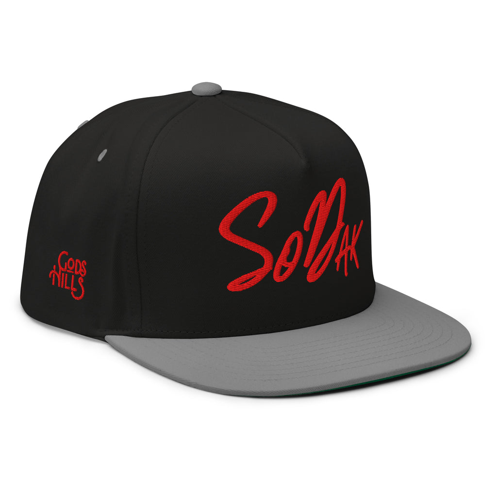 SoDak "Gods Hills" Snapback | South Dakota 5-Panel Cotton Hat