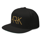 Ark 3D Snapback with Side Embroidery | 5-Panel Cotton Flat Bill