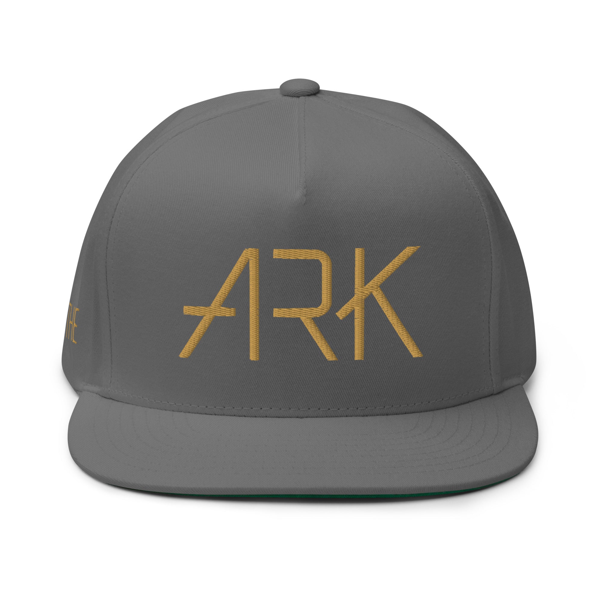 Ark 3D Snapback with Side Embroidery | 5-Panel Cotton Flat Bill