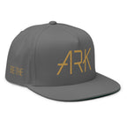 Ark 3D Snapback with Side Embroidery | 5-Panel Cotton Flat Bill