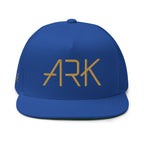 Ark 3D Snapback with Side Embroidery | 5-Panel Cotton Flat Bill