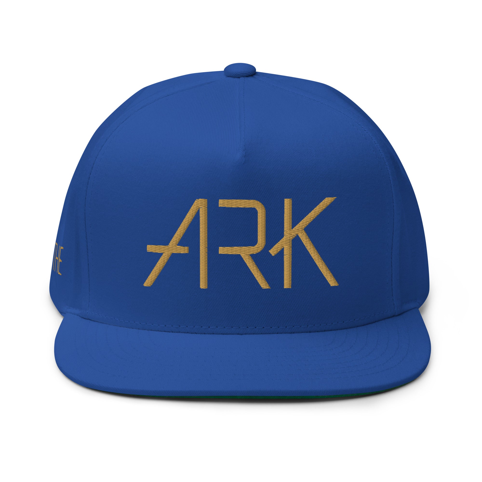 Ark 3D Snapback with Side Embroidery | 5-Panel Cotton Flat Bill