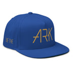 Ark 3D Snapback with Side Embroidery | 5-Panel Cotton Flat Bill