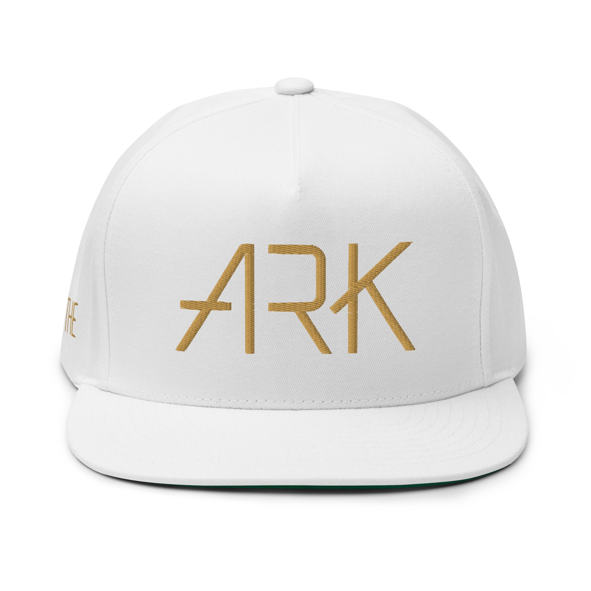 Ark 3D Snapback with Side Embroidery | 5-Panel Cotton Flat Bill