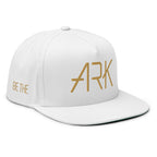 Ark 3D Snapback with Side Embroidery | 5-Panel Cotton Flat Bill