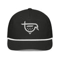 Embroidered Rope Snapback Cap