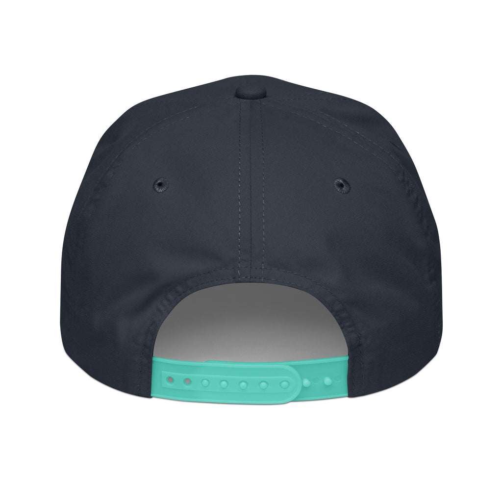 Embroidered Rope Snapback Cap