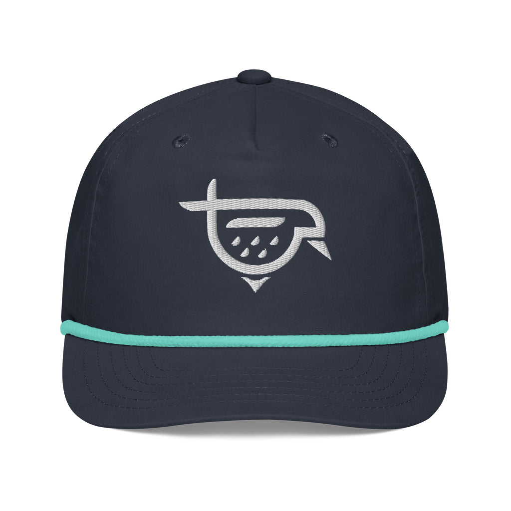 Embroidered Rope Snapback Cap