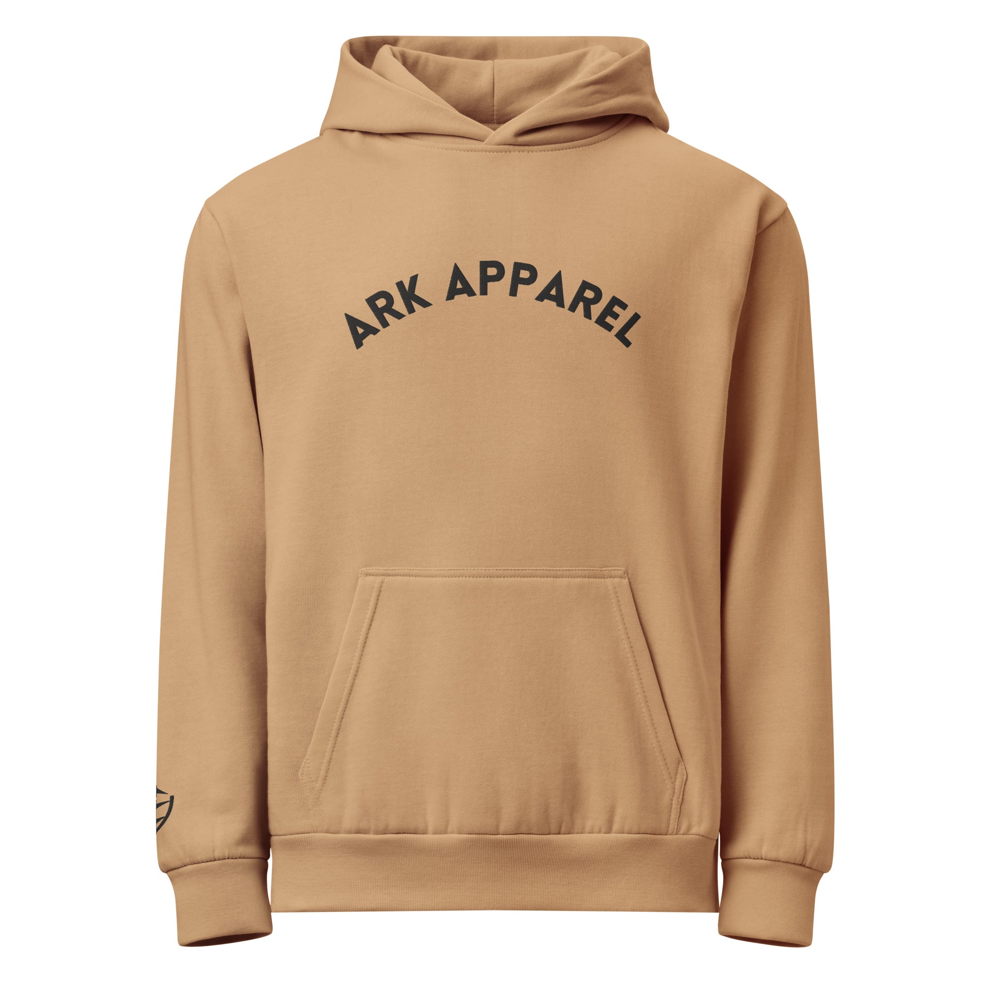 Men's Urban garment-dyed hoodie Heavyweight Hoodie - Ark Apparel Embroidery - Various Colors Christian Faith Sweatshirt