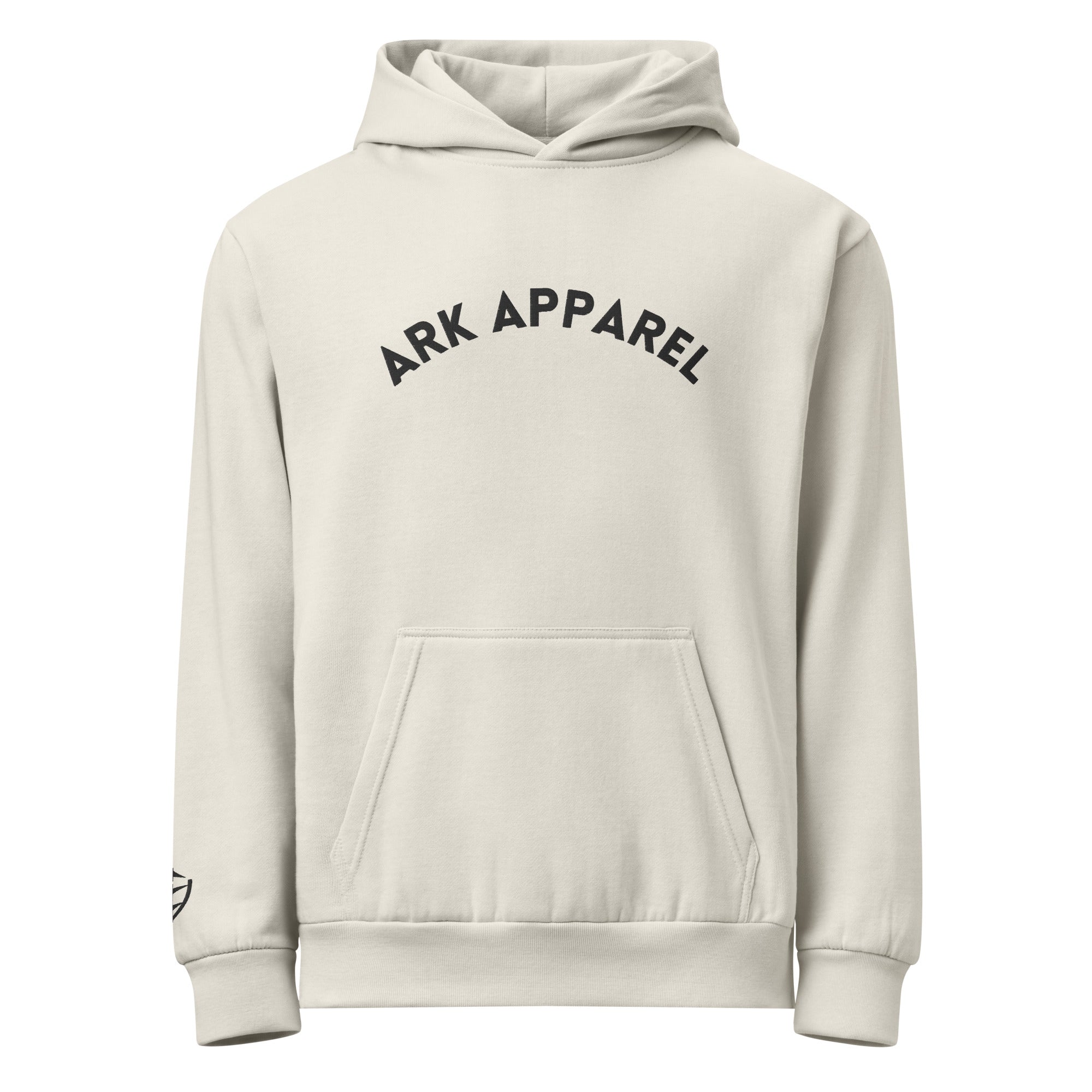 Men's Urban garment-dyed hoodie Heavyweight Hoodie - Ark Apparel Embroidery - Various Colors Christian Faith Sweatshirt