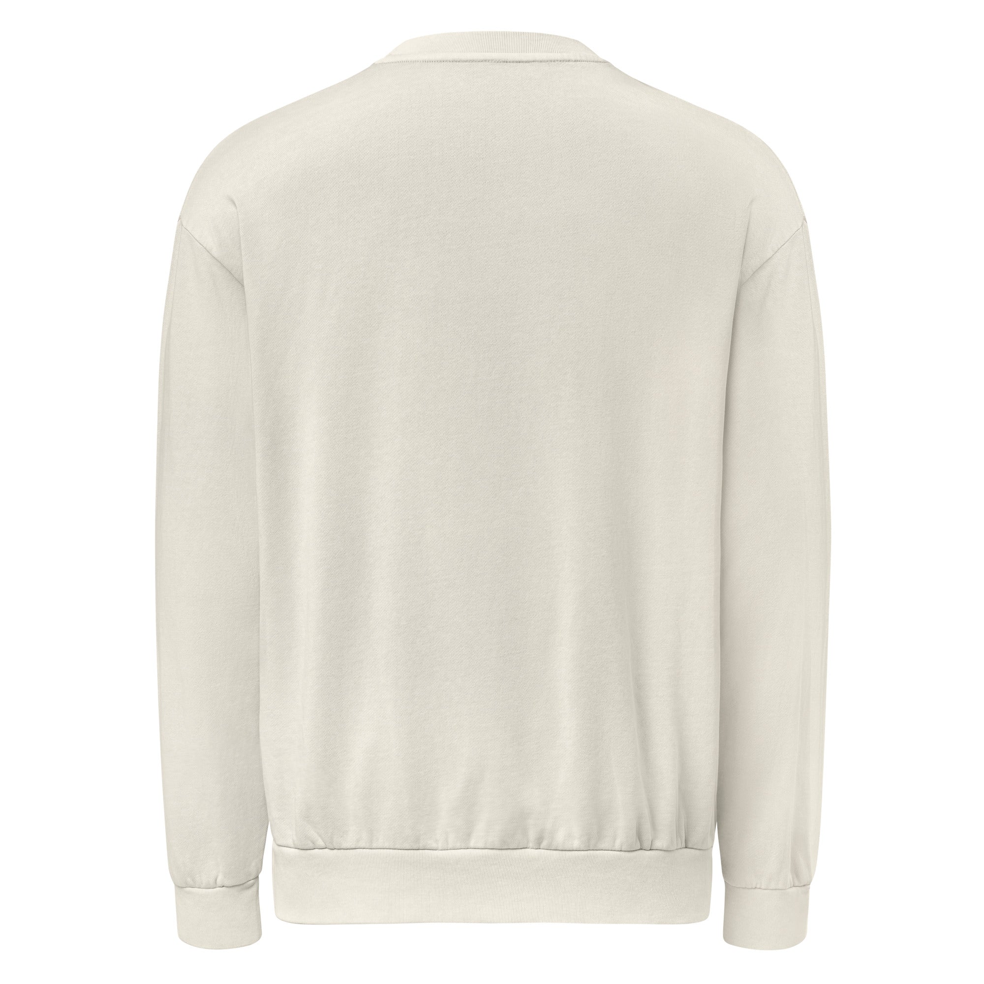 Heart & Cross Oversized Heavyweight Crewneck | Embroidered Christian Streetwear