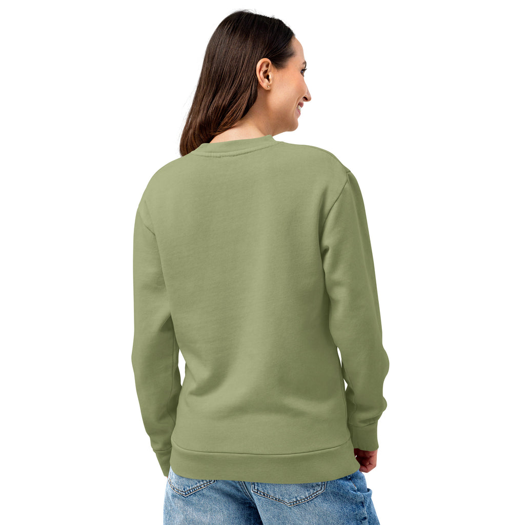 Heart & Cross Oversized Heavyweight Crewneck | Embroidered Christian Streetwear