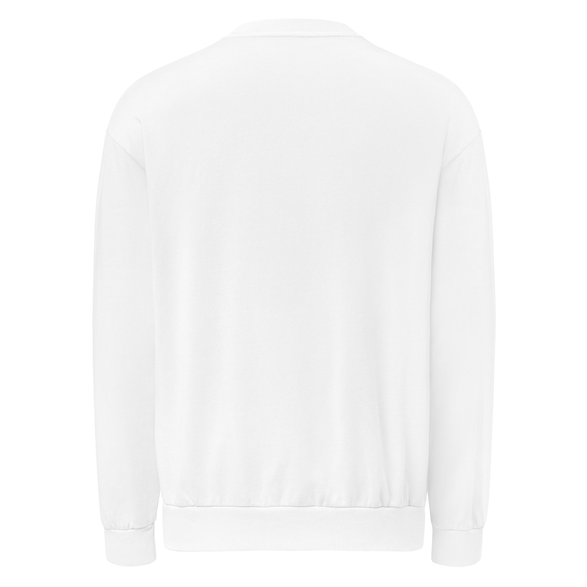 Heart & Cross Oversized Heavyweight Crewneck | Embroidered Christian Streetwear