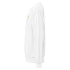 Heart & Cross Oversized Heavyweight Crewneck | Embroidered Christian Streetwear