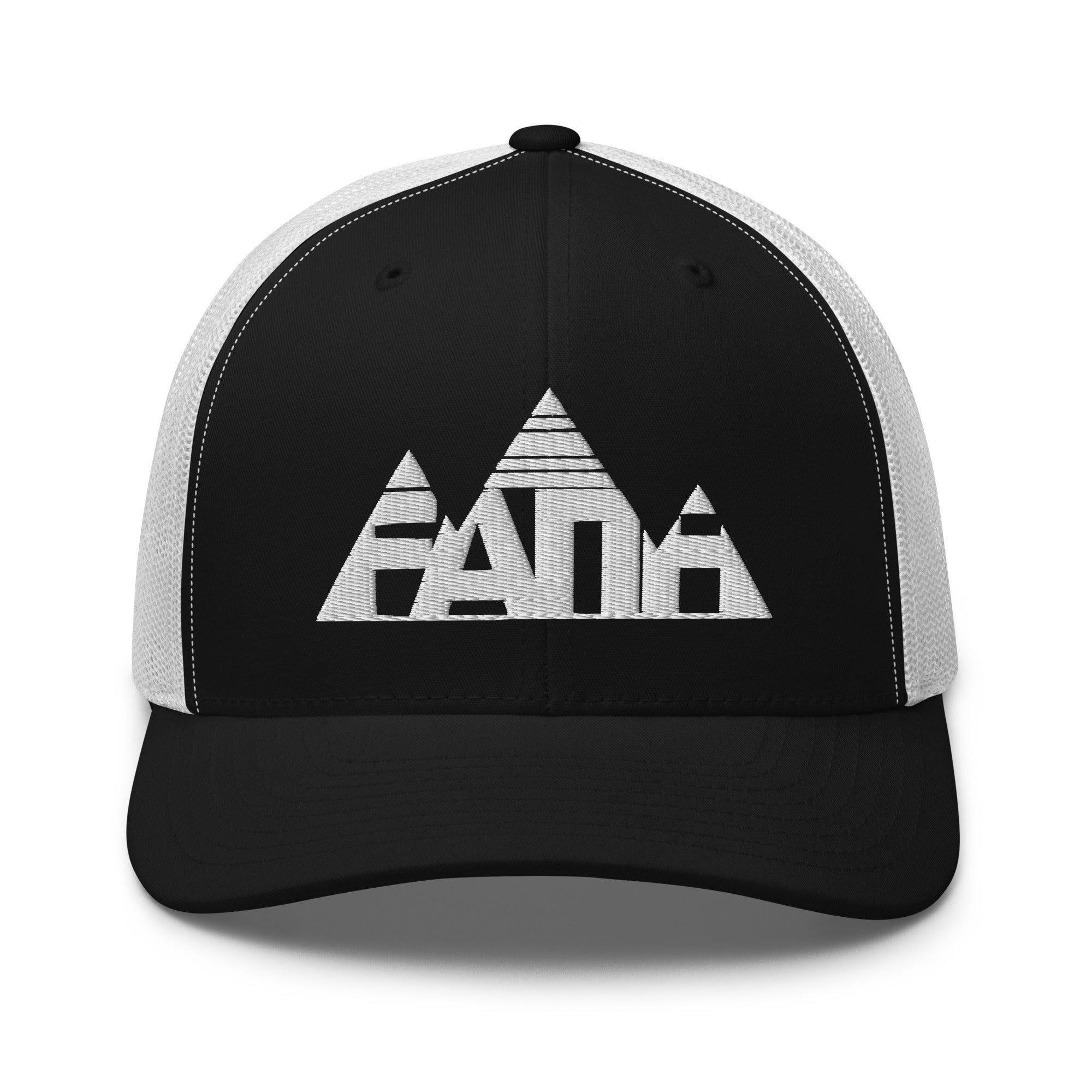 Faith Mountain Retro Trucker Hat | Yupoong 6606 Snapback