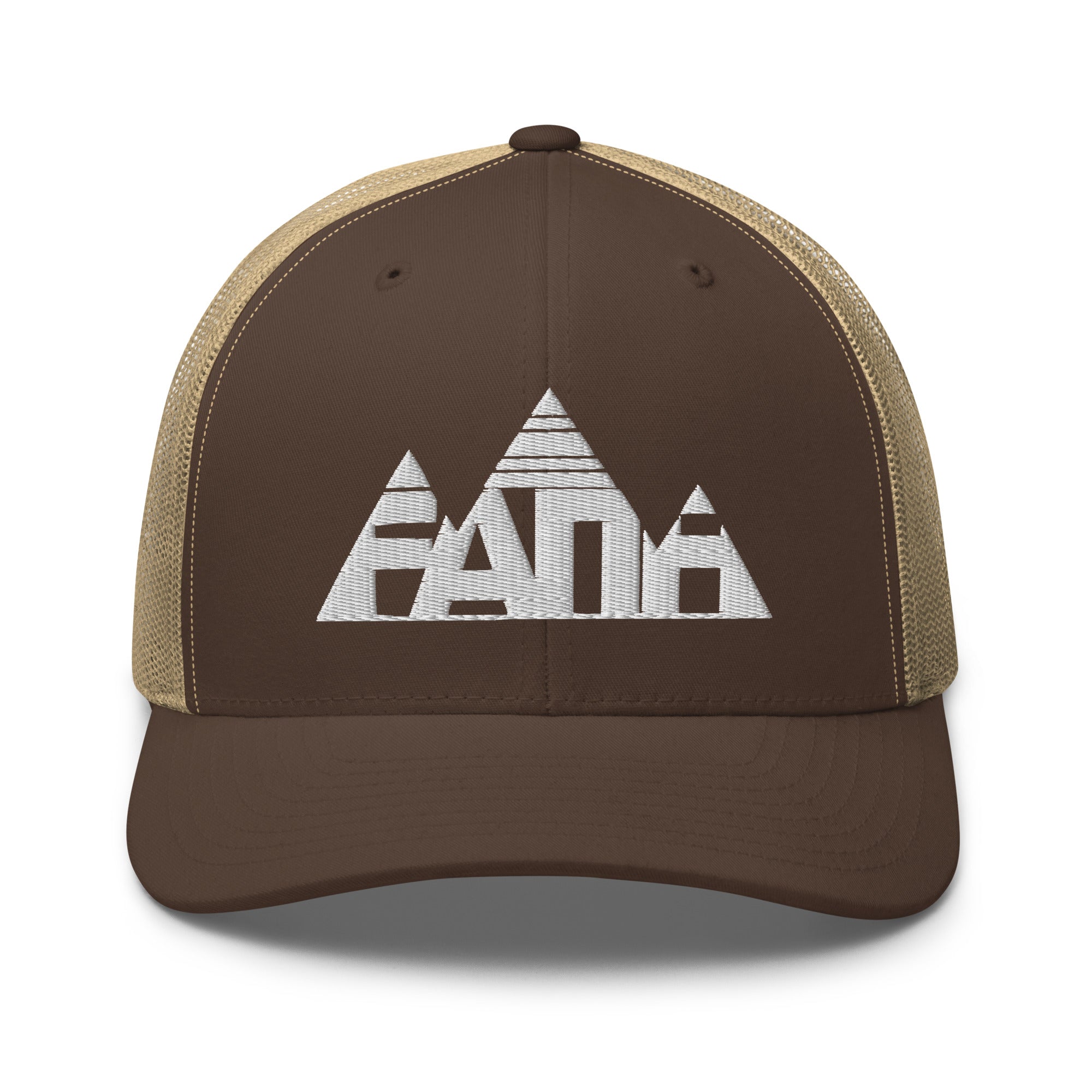 Faith Mountain Retro Trucker Hat | Yupoong 6606 Snapback
