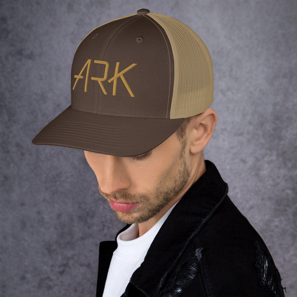 Ark Logo 3D Trucker Cap | Classic Mesh Back Snapback