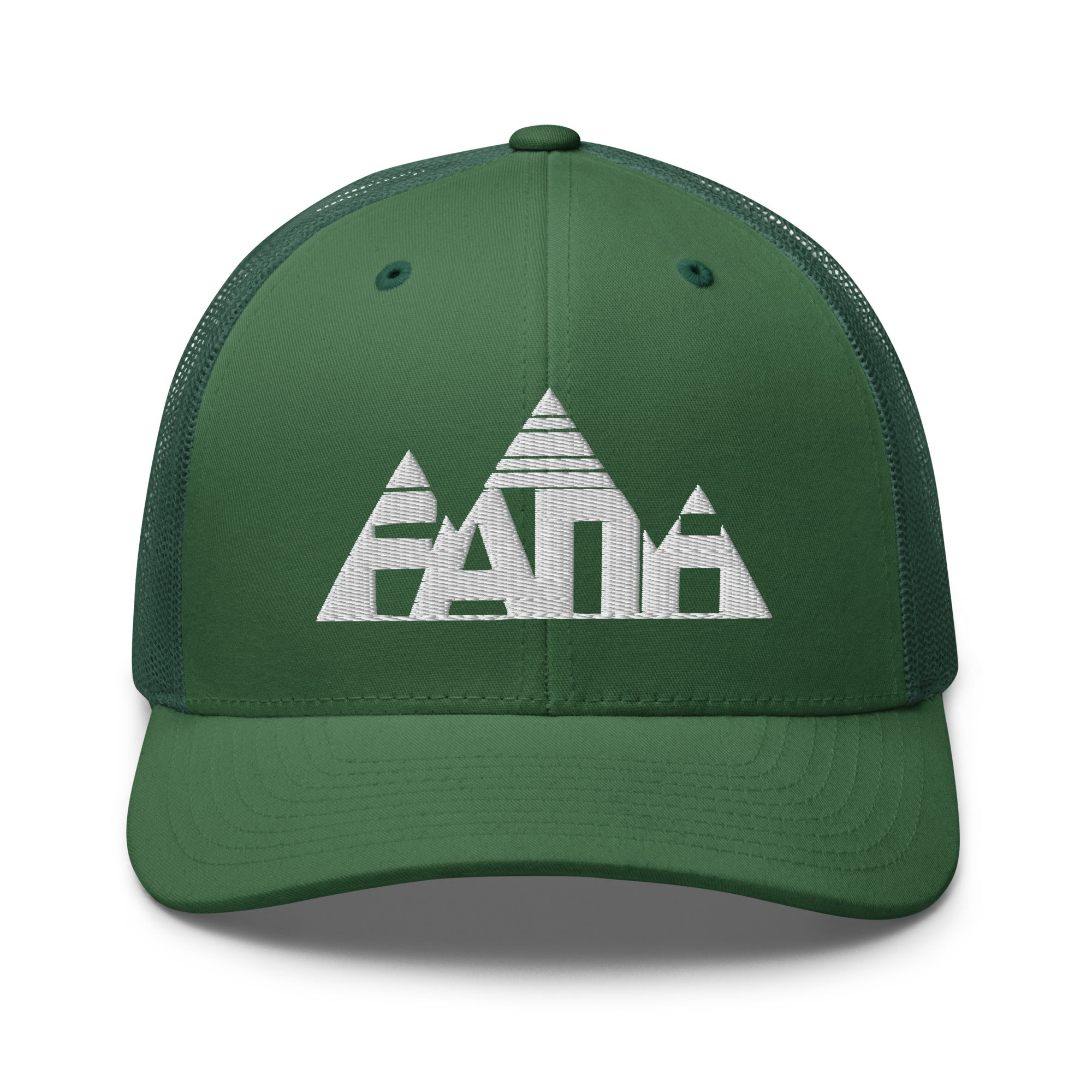 Faith Mountain Retro Trucker Hat | Yupoong 6606 Snapback