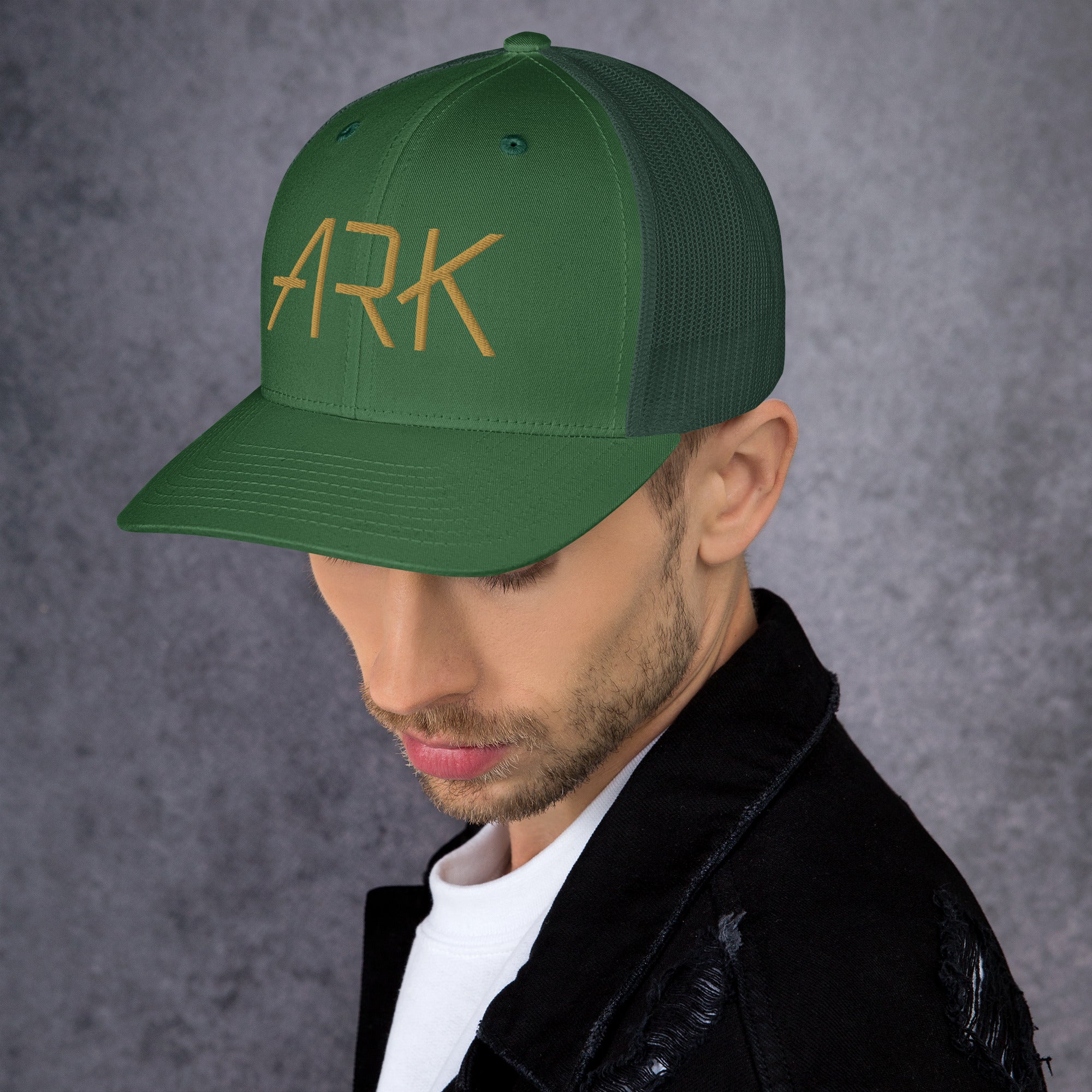 Ark Logo 3D Trucker Cap | Classic Mesh Back Snapback