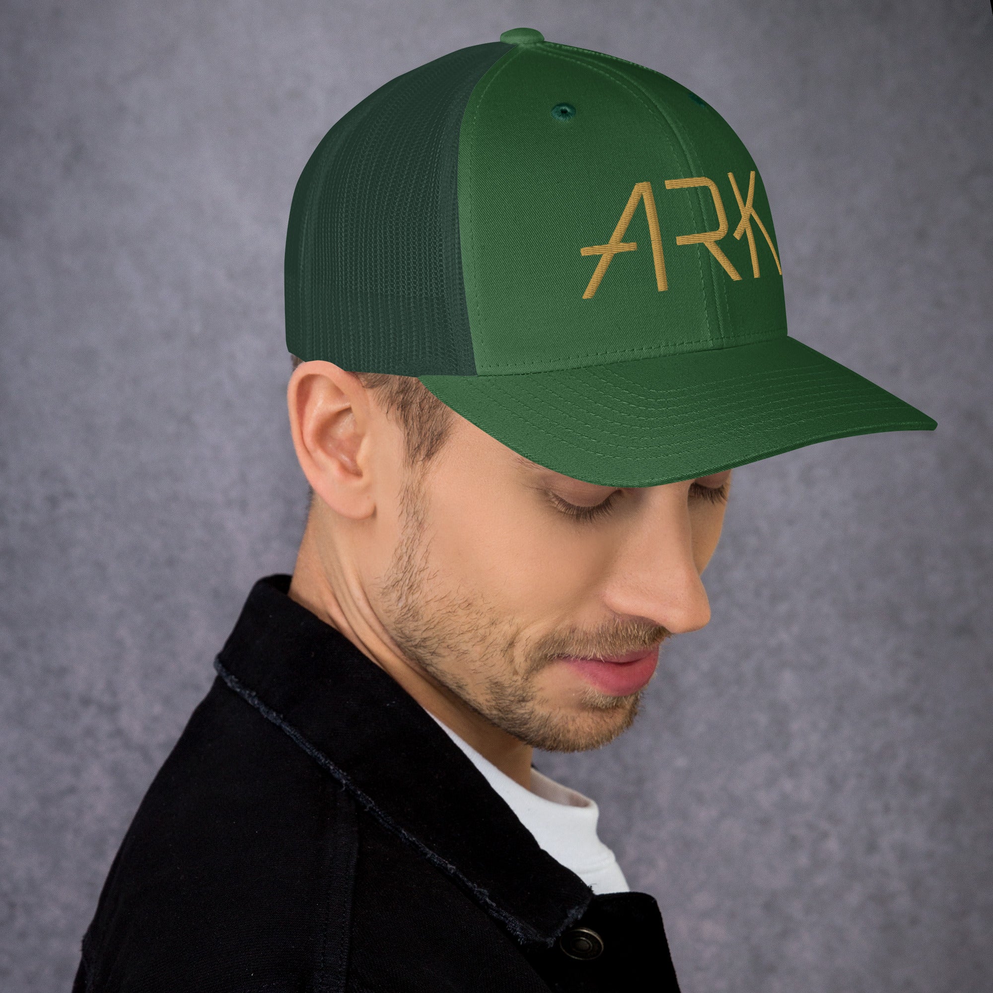 Ark Logo 3D Trucker Cap | Classic Mesh Back Snapback