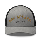 Ark Apparel Retro Trucker Hat | 3D Embroidered John 15:15 Cap