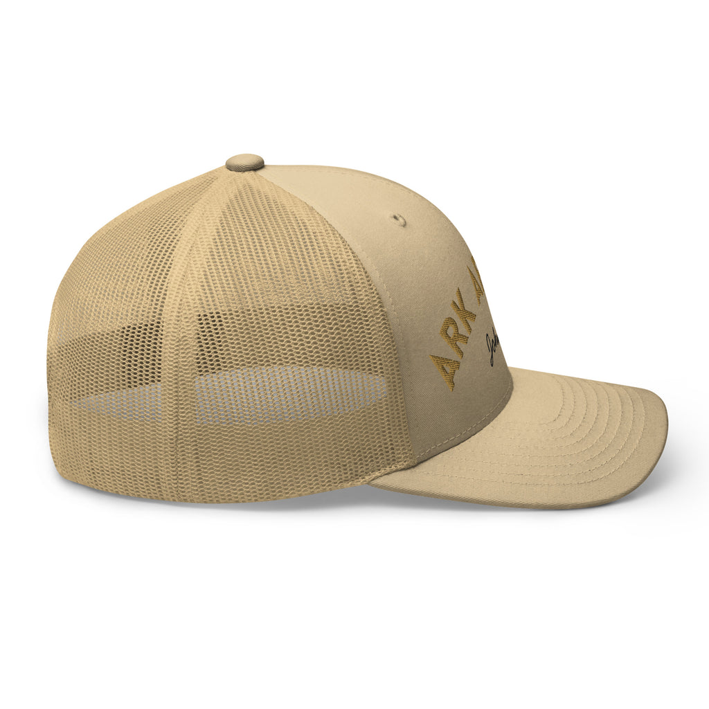 Ark Apparel Retro Trucker Hat | 3D Embroidered John 15:15 Cap