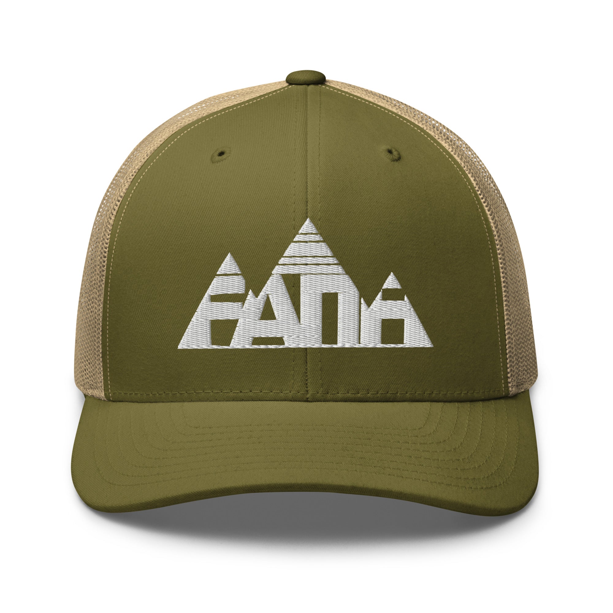 Faith Mountain Retro Trucker Hat | Yupoong 6606 Snapback