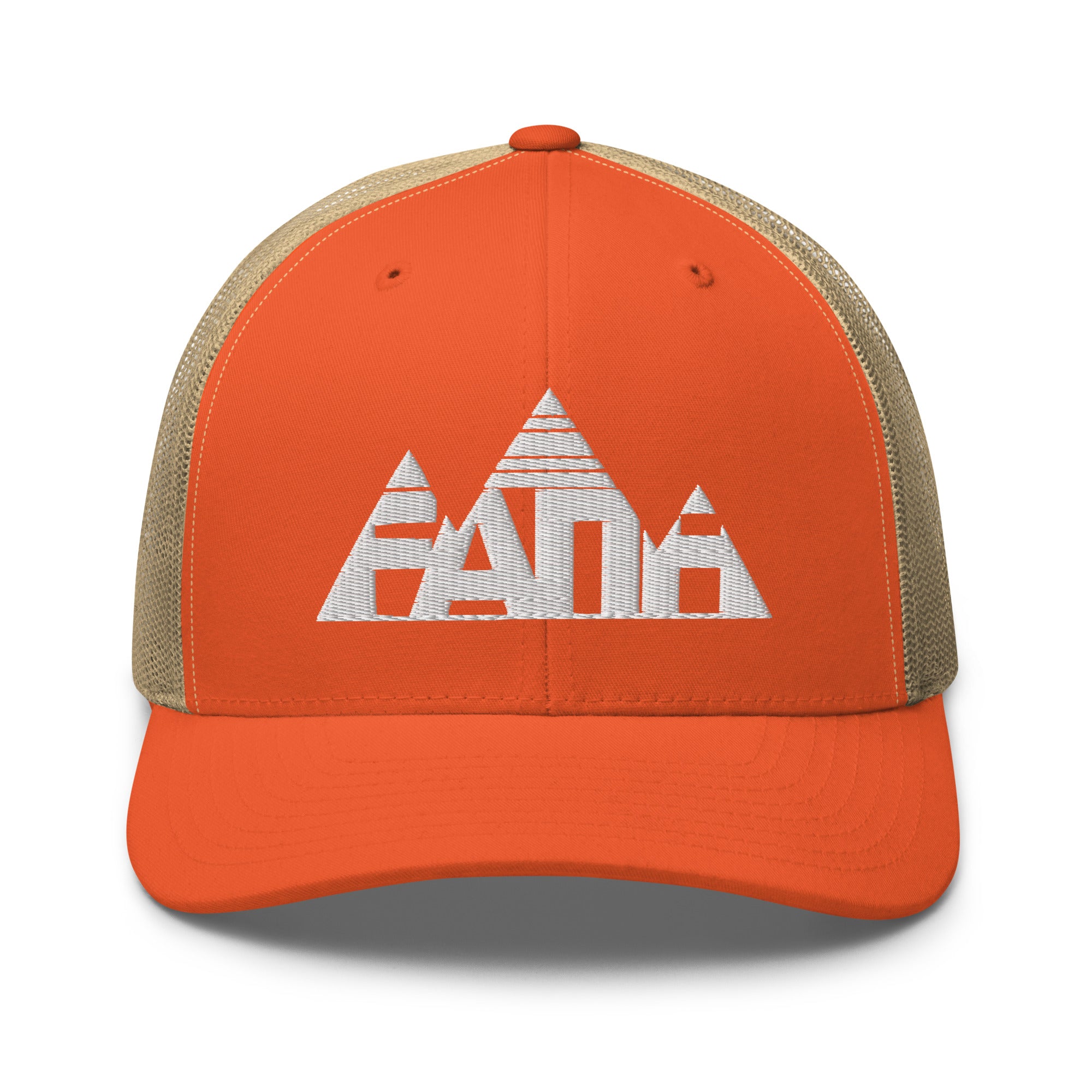 Faith Mountain Retro Trucker Hat | Yupoong 6606 Snapback