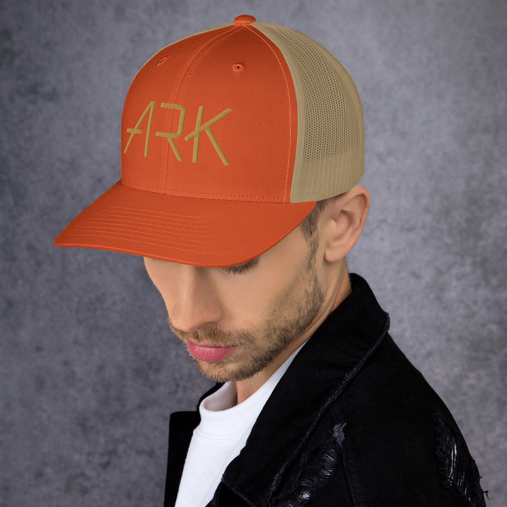 Ark Logo 3D Trucker Cap | Classic Mesh Back Snapback