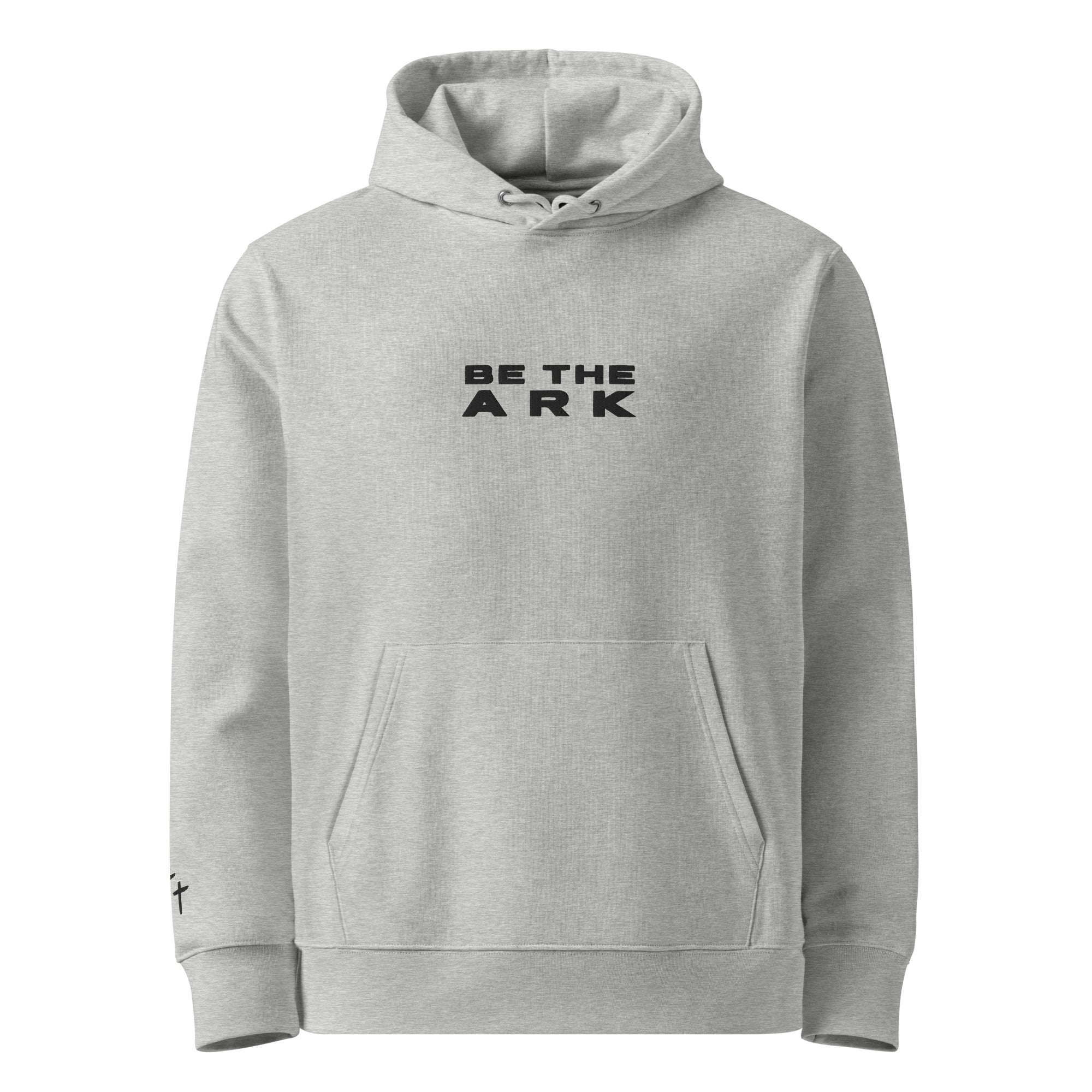 Men's Eco-Friendly Pullover Hoodie - Be The Ark Embroidery - Various Colors Christian Faith Sweatshirt