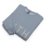 Faith & Proverbs 31:25 Garment-Dyed Sweatshirt | Front & Back Print