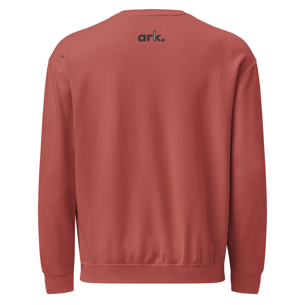 Grace Over Guilt Garment-Dyed Sweatshirt | John 3:17 Vintage Crew